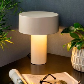 Stolná lampa Tubo biela 23 cm