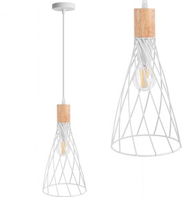 Toolight Toolight, stropné svietidlo 1xE27 APP1269-1CP, biela, OSW-06584