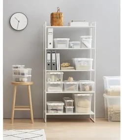 SmartStore Úložný box s bielymi klipmi Classic, 1,5 l, 1,5 l