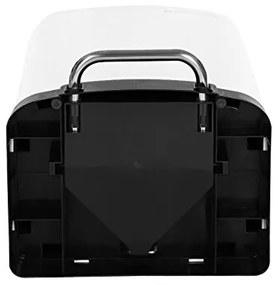 SongmicsHome Odpadkový kôš s pomalým zatváraním SLOW, 30l, biela