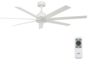 Lucci air 213182 - LED Stropný ventilátor ATLANTA 1xGX53/12W/230V biela + DO FAN00238