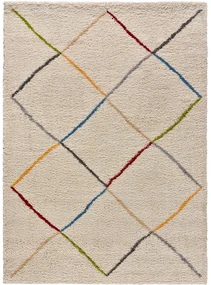 Biely koberec Universal Kasbah White, 133 × 190 cm