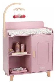 Little Dutch - Drevený prebaľovací pult pre bábiky Soft Flowers