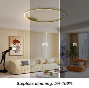 Immax NEO 07291-80G - LED+CCT stmievateľné stropné svietidlo FINO 55W/230V Tuya priemer 80 cm s diaľkovým ovládaním