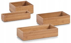 Organizér do zásuvky do kuchyne aj kúpeľne, príborník BAMBOOZ (30x15x7)