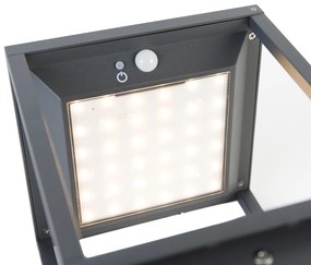 Vonkajšia stojaca lampa vrátane solárneho panela