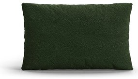 Zelený vankúš na gauč z textílie buklé Poppy – Micadoni