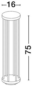 Vonkajšia lampa Nereus 75