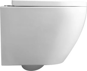 BPS-koupelny Závesná WC misa so SoftClose sedadlom HYD-4146, biela