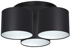 Luminex Luster prisadený ARDEN 3xE27/60W/230V čierna/biela LU3469