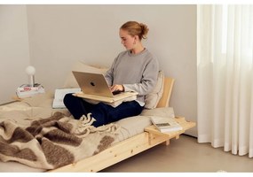 Dvojlôžková posteľ z borovicového dreva s roštom v prírodnej farbe 160x200 cm Social Bed – Karup Design