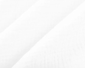 Biante Mušelínová obliečka na vankúš MSN-079 Snehovo biela 45 x 45 cm