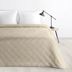 Dekorstudio Zamatový prehoz na posteľ LUIZ8 v béžovej farbe Rozmer prehozu (šírka x dĺžka): 200x220cm