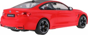 BMW M4 Coupe červené RASTAR model 1:14 Auto na diaľkové ovládanie + 2,4 GHz diaľkové ovládanie