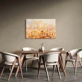 Obraz - Listy vo farbách jesene, olejomaľba (90x60 cm)