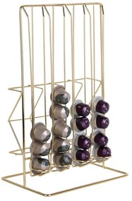 Stojan na kapsule v zlatej farbe Wired - PT LIVING