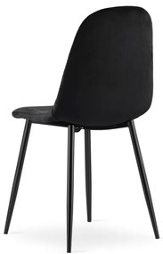 Set štyroch jedálenských stoličiek ASTI čierne (4ks)