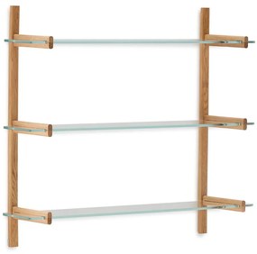 Sklenený komponent - polica 3 ks 110x1 cm Sitra – Kave Home