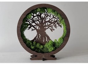 Li-Go 23631/DUB2 - LED Stmievateľná stolová dekorácia LED/12W/230V 30x31 cm dub