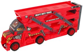 Lean Toys Veľký 3-poschodový kamión + 6 Autíčok