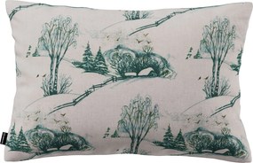 Karin - jednoduchá obliečka, 60x40cm farba produktu biela látka vzorované