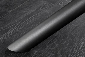 Jedálenský stôl MIKADO 120-160 cm okrúhly rozkladací mramorový vzhľad biely keramický tvrdené sklo