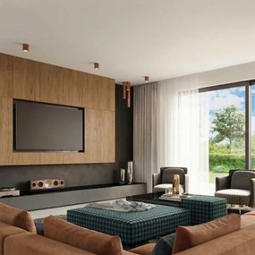Sollux SL.2068 - Bodové svietidlo LAGOS 1xGU10/10W/230V hnedé