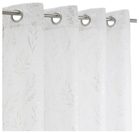 Biela/v striebornej farbe záclona 140x260 cm Buds – Casa Selección