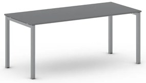 Kancelársky stôl METAL 180x80 cm, grafit