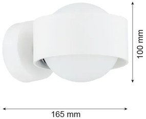 Argon 8057 - Nástenné svietidlo MASSIMO PLUS 1xG9/6W/230V biela