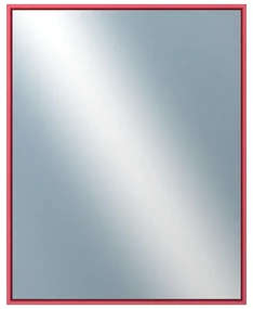 DANTIK - Zrkadlo v rámu, rozmer s rámom 40x50 cm z lišty Hliník červená m. (7002244)