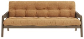 Horčicová rozkladacia pohovka 190 cm Grab Carob – Karup Design