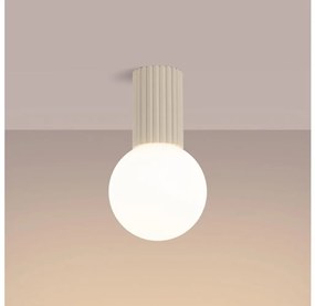 Sollux SL.1718 - Kúpeľňové stropné svietidlo HALO 1xG9/8W/230V IP44 krémová