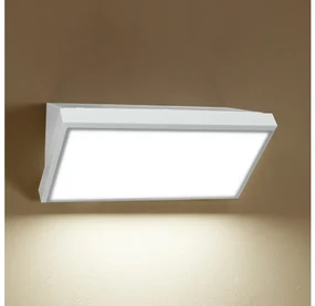 Brilagi-LED Vonkajšie nástenné sviet. so senzorom TRIANGLE LED/20W/230V biela IP65 BG1705