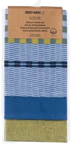 Bavlnené utierky v súprave 3 ks 50x70 cm Louie – DecoKing