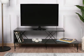TV stolík/skrinka Stret (antracit). Vlastná spoľahlivá doprava až k Vám domov. 1067125