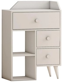 Komoda Dekube 3 (biela) . Vlastná spoľahlivá doprava až k Vám domov. 1093717