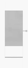 Interiérové dvere Naturel Aura pravé 80 cm borovica biela AURA3BB80P
