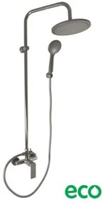 Sprchový systém RAV SLEZÁK Nil kartáčovaná metal grey NL182.5/7MGK, 1 ks