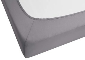 Biberna Napínacia plachta (striebornosivá, 180 – 200 x 200 cm)  (100226989)