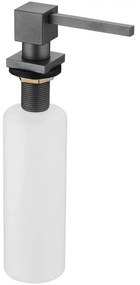 Mexen príslušenstvo, hranatý dávkovač saponátu do kuchynského drezu, šedá, 6605320-61