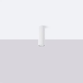 Sollux SL.1531 - Bodové svietidlo KARBON 1xGU10/10W/230V 20 cm biela