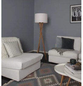 ByRydens 4100020-6002 - Stojacia lampa VEGA 1xE27/5W/230V béžová