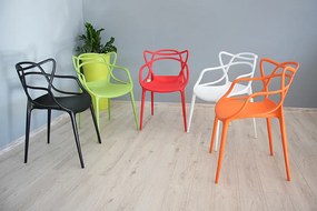 Dekorstudio Plastová stolička Aspen oranžová