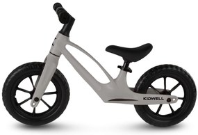 Balančný bicykel Kidwell Vito Balance, detské odrážadlo, sivý, horčíkový rám