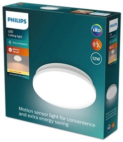 Philips - LED Stropné svietidlo so senzorom ACUNA LED/12W/230V 2700K