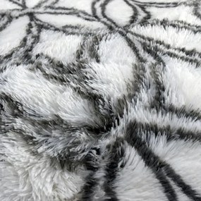 Protišmykový koberec DECOR biely / sivý 1