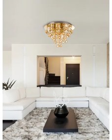 Globo 63040345X - Stropné svietidlo LONDON 3xE14/40W/230V pr. 38 cm zlatá