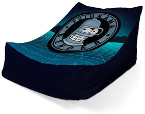 Sablio Sedací vak Lounge Futurama Bender Štvrtá dimenzia - 80 x 95 x 50 cm