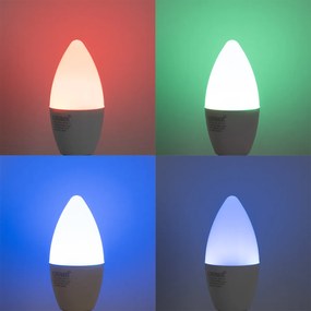 Stmievateľná LED žiarovka E14 C37 Opal 4,9 W 470 lm 2700-6500 K